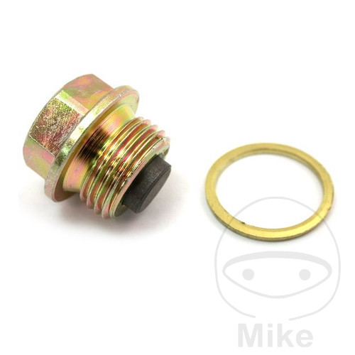 JMP magnetický olejový výpustný šroub M18X1.50 s těsnícím kroužkem APRILIA MOTO 650 MOTO 6,5 95-00, PEGASO 650 N 92, PEGASO 650 P 93, PEGASO 650 R 94, PEGASO 650 S 95, PEGASO 650 97-00, PEGASO 650 T 96...