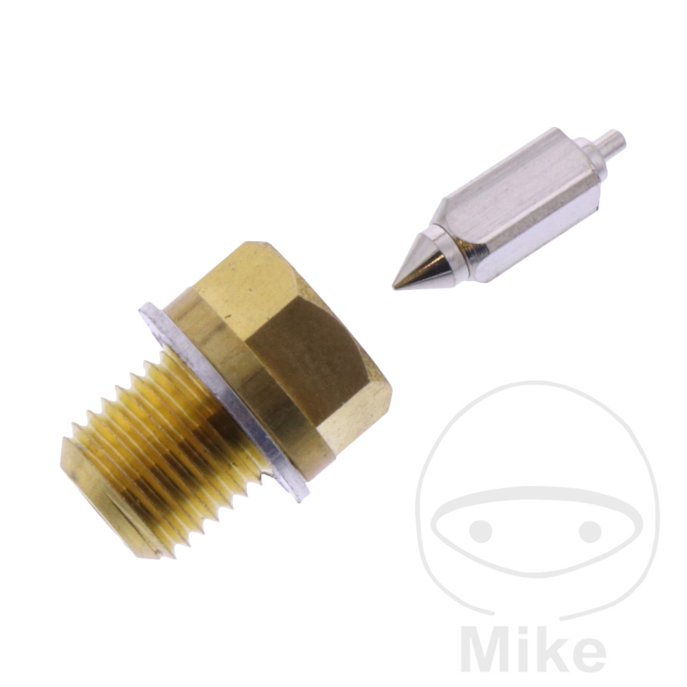 Levně JMP jehla plováku s sedlem KAWASAKI KD 80 75-82, KD 100 76-79, KE 100 76-01, KH 250 76-80, KM 100 76-81, S1 250 MACH 1 75