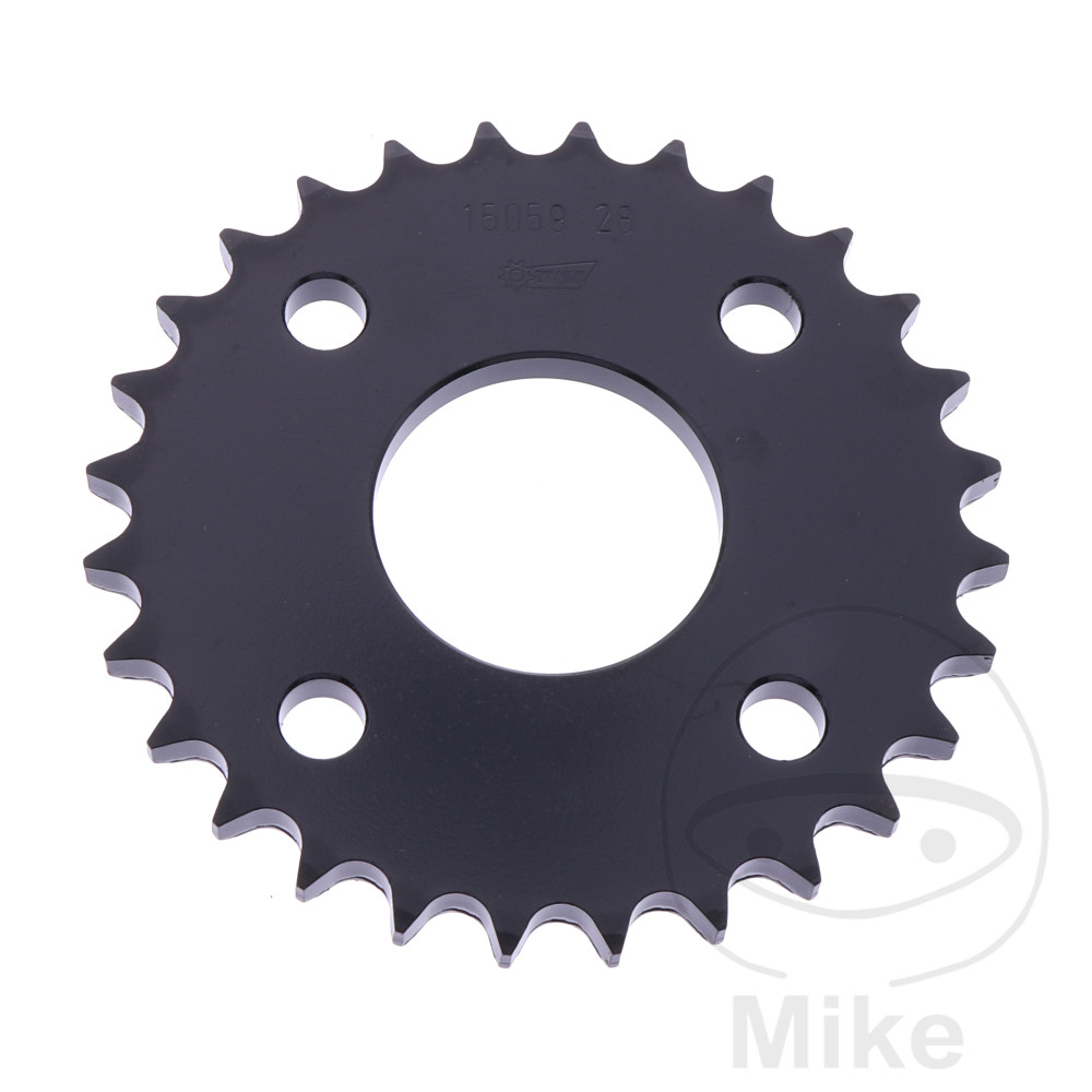Esjot rozeta 28Z typ 428 černá Vnitřní průměr 044 rozteč děr 080 BUFFALO/QUELLE REX 50 2WD 09, EXPLORER BULLET 50 06-18, PROTECTOR 50 11-18, KREIDLER MUSTANG 50 REV 08-10, MASAI A 50 XL 16-18, REX REX 50 QUAD 07-17, SMC/BAROSSA PYTHON 100 03-06...