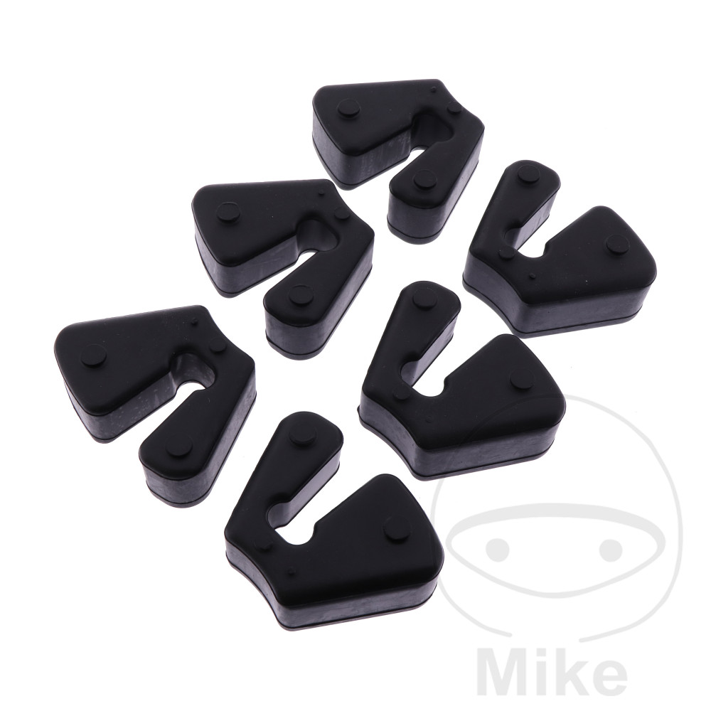 JMP tlumič rázů sada obsah 6 ks. SUZUKI DR 650 RSU 90-91, DR 650 RS 90-91, DR 650 RU DAKAR 90, DR 650 R DAKAR 90-91, DR 650 RU 91-95, DR 650 R 91-95, DR 650 RSEU 91-96...