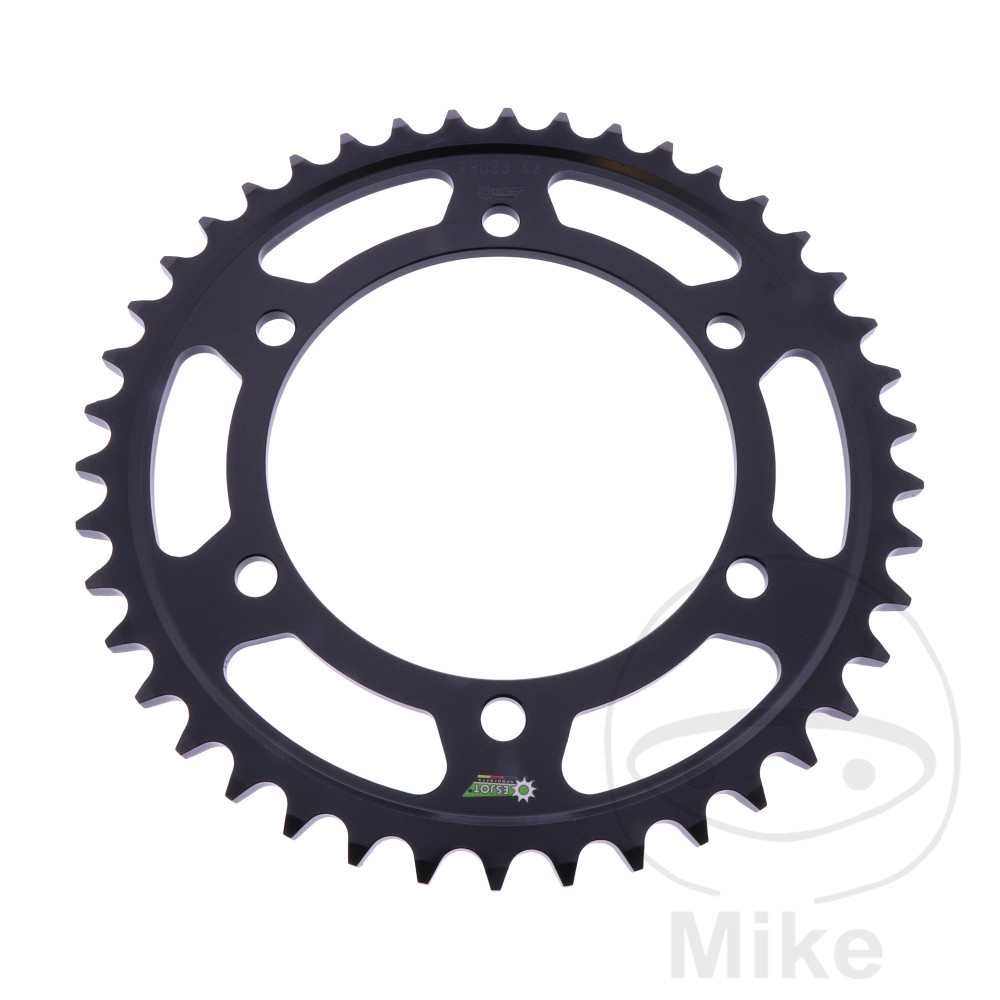 Esjot rozeta 42Z pro řetěz 525 vnitřní průměr 121 rozteč děr 140 CAGIVA RAPTOR 650 01-04, RAPTOR 650 IE 05-08, V-RAPTOR 650 01-05, MOTO MORINI 11 1/2 1200 14-17, MORINI 9 1/2 1200 07-11, MORINI CORSARO 1200 06-11, MORINI CORSARO 1200 ZZ ABS 17-21...