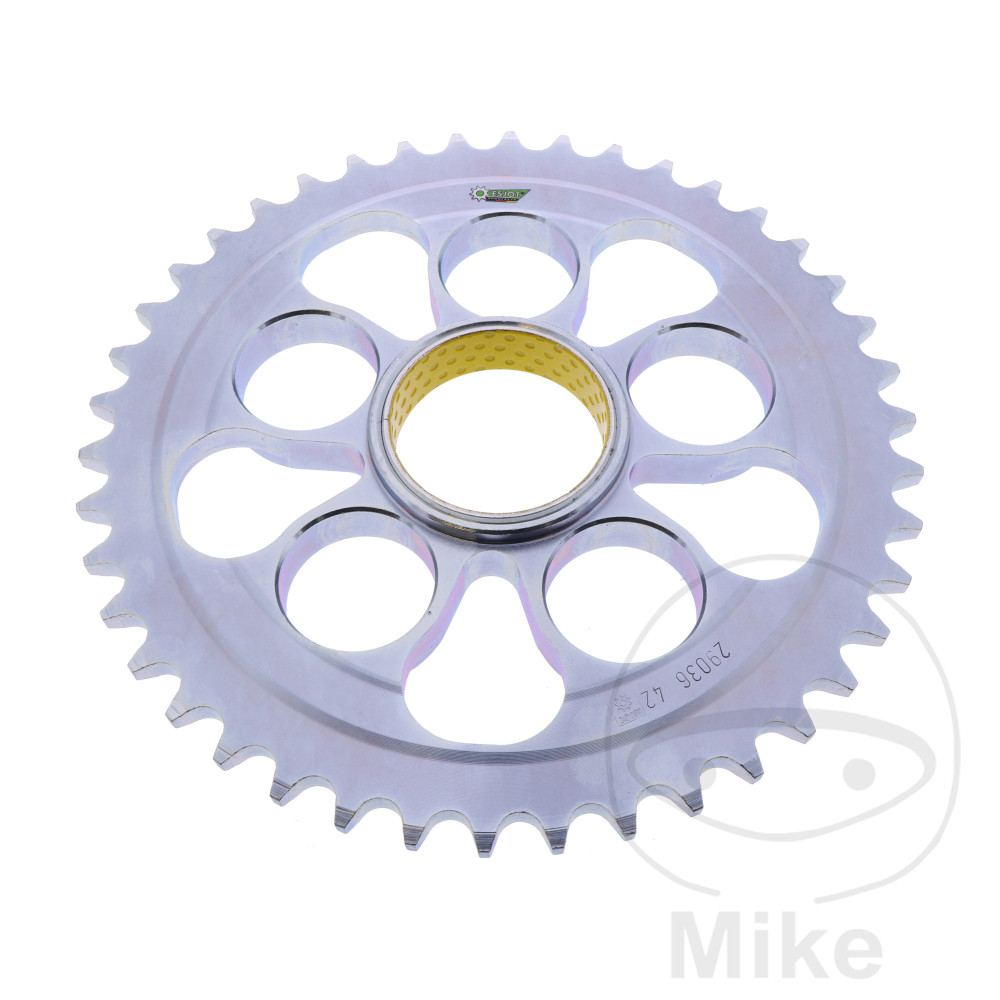 Esjot rozeta 42Z typ 525 Vnitřní průměr 055 rozteč děr 085 DUCATI 848 848 08-10, 848 848 EVO 11-13, 848 848 EVO CORSE SE 12-13, 848 848 EVO DARK 11-13, HYPERMOTARD 1100 08-09, HYPERMOTARD 1100 S 08-09, MONSTER 996 S4R 04-06...