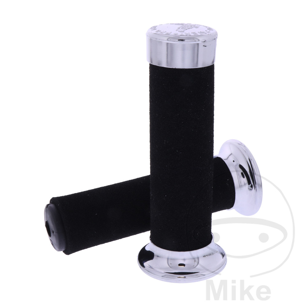 Levně ProGrip gumové rukojeti černé/chrom tloušťka 22 mm. délka 130 mm zavřené
