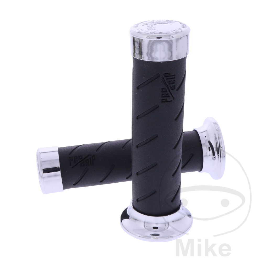 ProGrip gumové rukojeti černé/chrom tloušťka 25.4 mm. L.140MM zavřené BMW R 100 RS/2  MONOLEVER 86-92