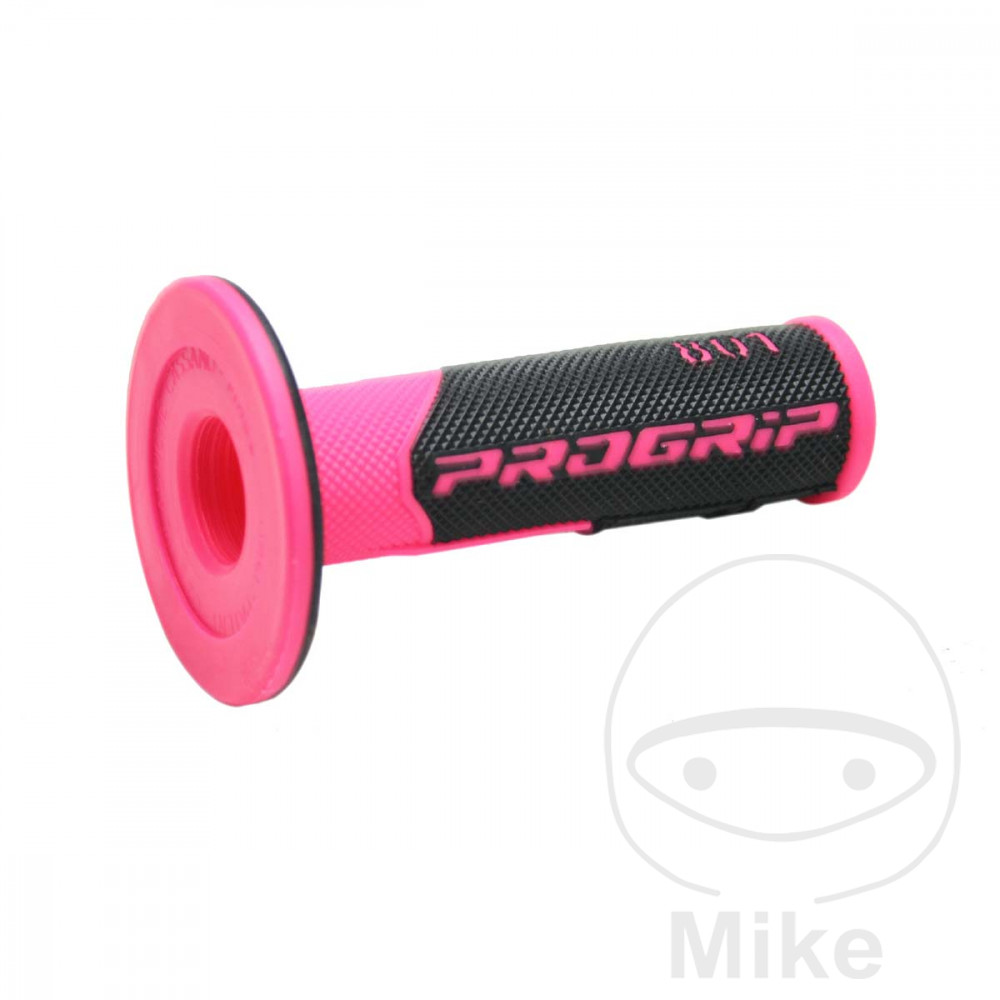 Levně ProGrip gumové rukojeti fluorescenční růžové/černé tloušťka 22/25 mm. délka 115MM zavřené