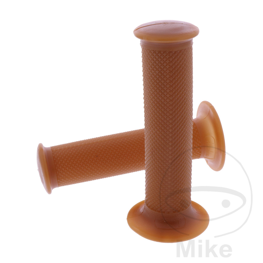 Levně Domino gumové rukojeti oranžové Cafe Racer Domino tloušťka 22 mm délka 128MM zavřené
