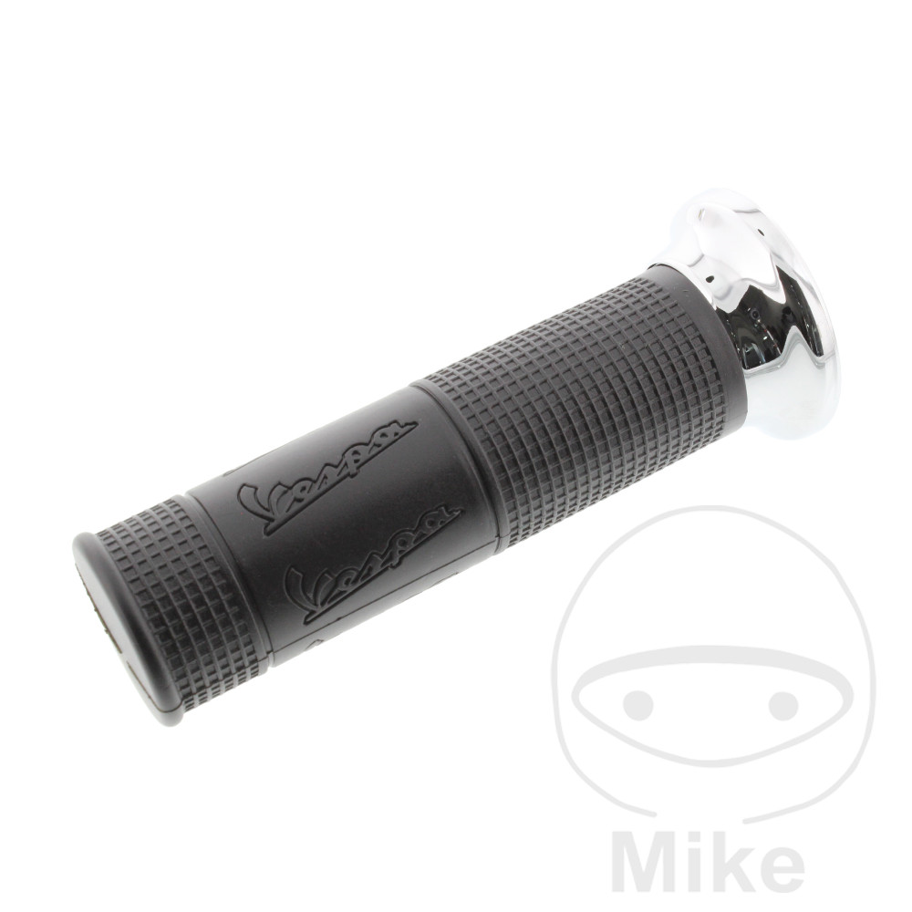Levně Originální díl rukojeť černá/chrom levý VESPA 100 100 SPORT 83-87, ET3 125 PRIMAVERA 76-83, N 50 SPEZIAL (V50 SPEZIAL) 69-72, N 50 SPEZIAL 2 BLINKR