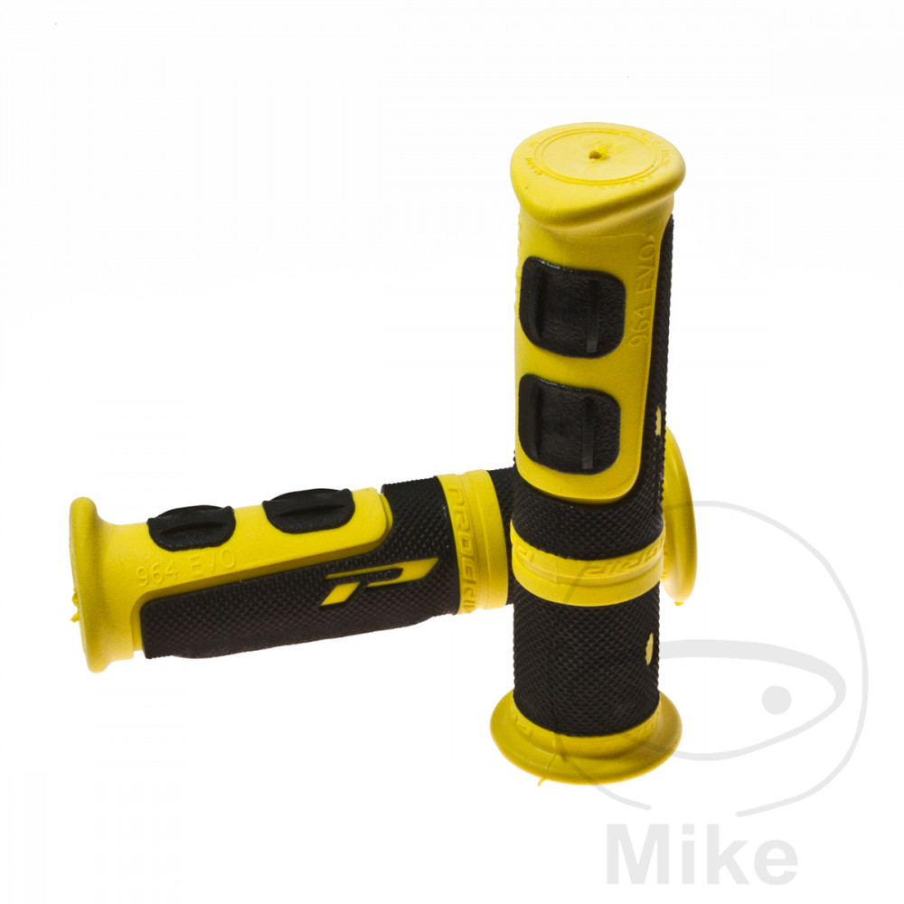 Levně ProGrip gumové rukojeti černé/žluté ATV tloušťka 22 mm. délka 125 mm zavřené