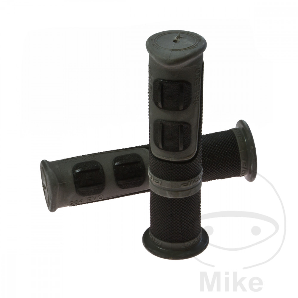 Levně ProGrip gumové rukojeti černé / šedé ATV tloušťka 22 mm. délka 125 mm zavřené
