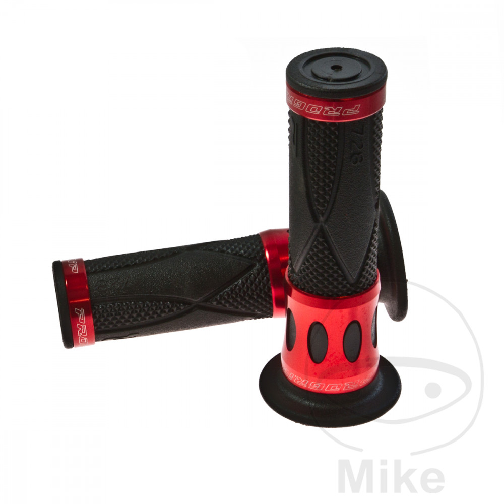 ProGrip gumové rukojeti černé/červené hliník tloušťka 22 mm. délka 122MM zavřené