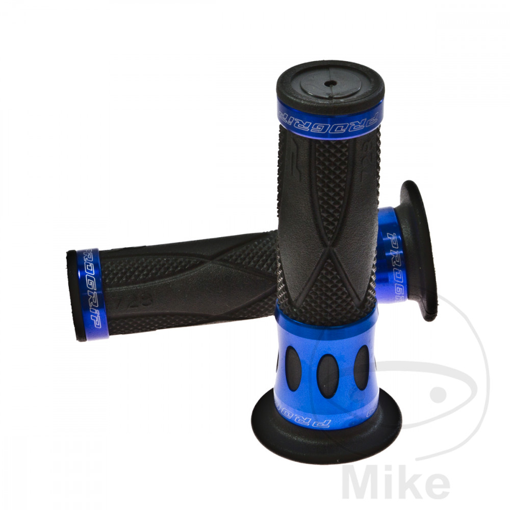 Levně ProGrip gumové rukojeti černé/modré hliník tloušťka 22 mm. délka 122MM zavřené