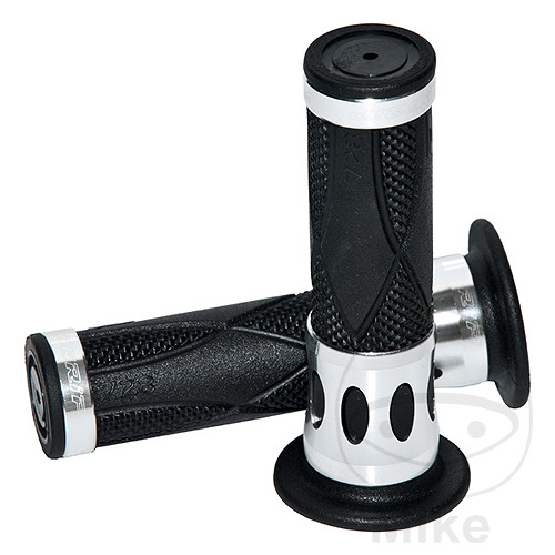 Levně ProGrip gumové rukojeti černé/stříbrný hliník tloušťka 22 mm. délka 122MM zavřené