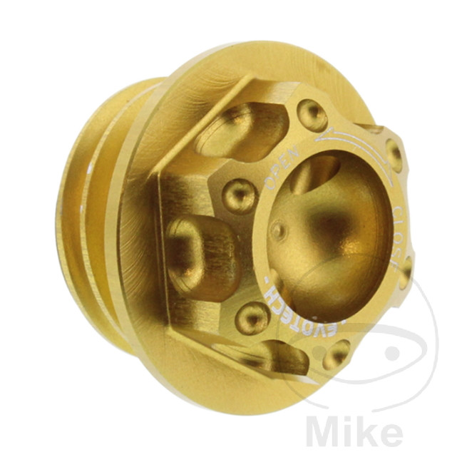 Evotech šroub Nalévací AL EVT 20X2.5 mm gold DUCATI MONSTER 797 ABS 17-19, MONSTER 797 + PLUS ABS 17-19, MONSTER 1200 R ABS 16-19, MONSTER 1200 ABS 17-19, MONSTER 1200 S ABS 17-19, MULTISTRADA 1200 ABS 16-17, MULTISTRADA 1200 S D-AIR ABS 16-17...