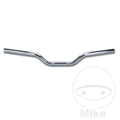Domino řidítka ocel chrom 22 mm Domino Touring YAMAHA SR 500 SP KOTOUČOVÉ BRZDY 86-91, SR 500 SP KOLO S VÝPLETEM 78-86, SR 500 SP BUBNOVÉ BRZDY 88-99, SR 500 G LITÁ KOLA 79-83