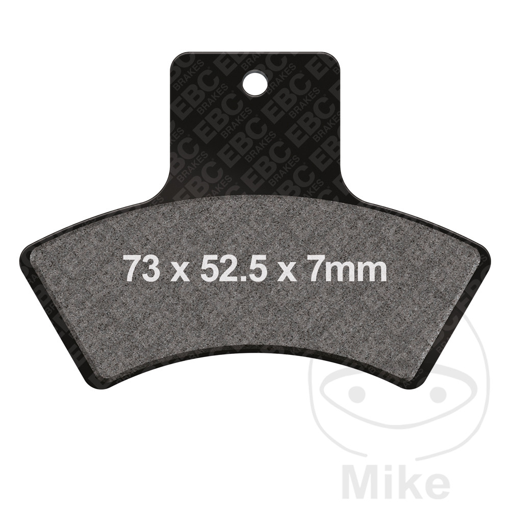 Levně EBC brzdové destičky Sinter R EBC LINHAI GOON 260 4X4 08, GOON 260 4X2 08, MUDDY 300 4X4 08, MUDDY 300 4X2 08, POLARIS SCRAMBLER 500 4WD 00-04,