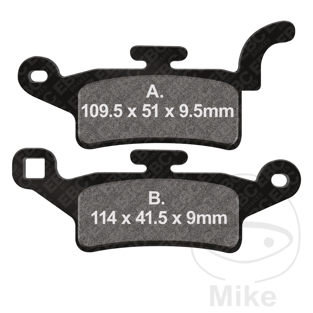 Levně EBC brzdové destičky Carbon SCO EBC MBK OCEO 125 OCEO 12-14, OCEO 150 OCEO 12-15, YAMAHA HW 125 XENTER 12-16, HW 125 XENTER CBS 17-21, HW 150 XENTER
