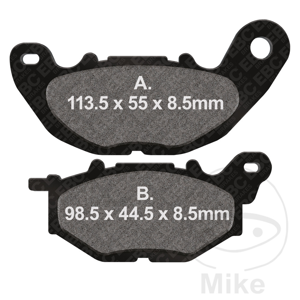 Levně EBC brzdové destičky Sinter HH Scooter EBC YAMAHA CZD 300 A X-MAX ABS 17-24, CZD 300 A X-MAX TECH MAX ABS 20-22, CZD 300 DA SP X-MAX TECH MAX ABS 22,