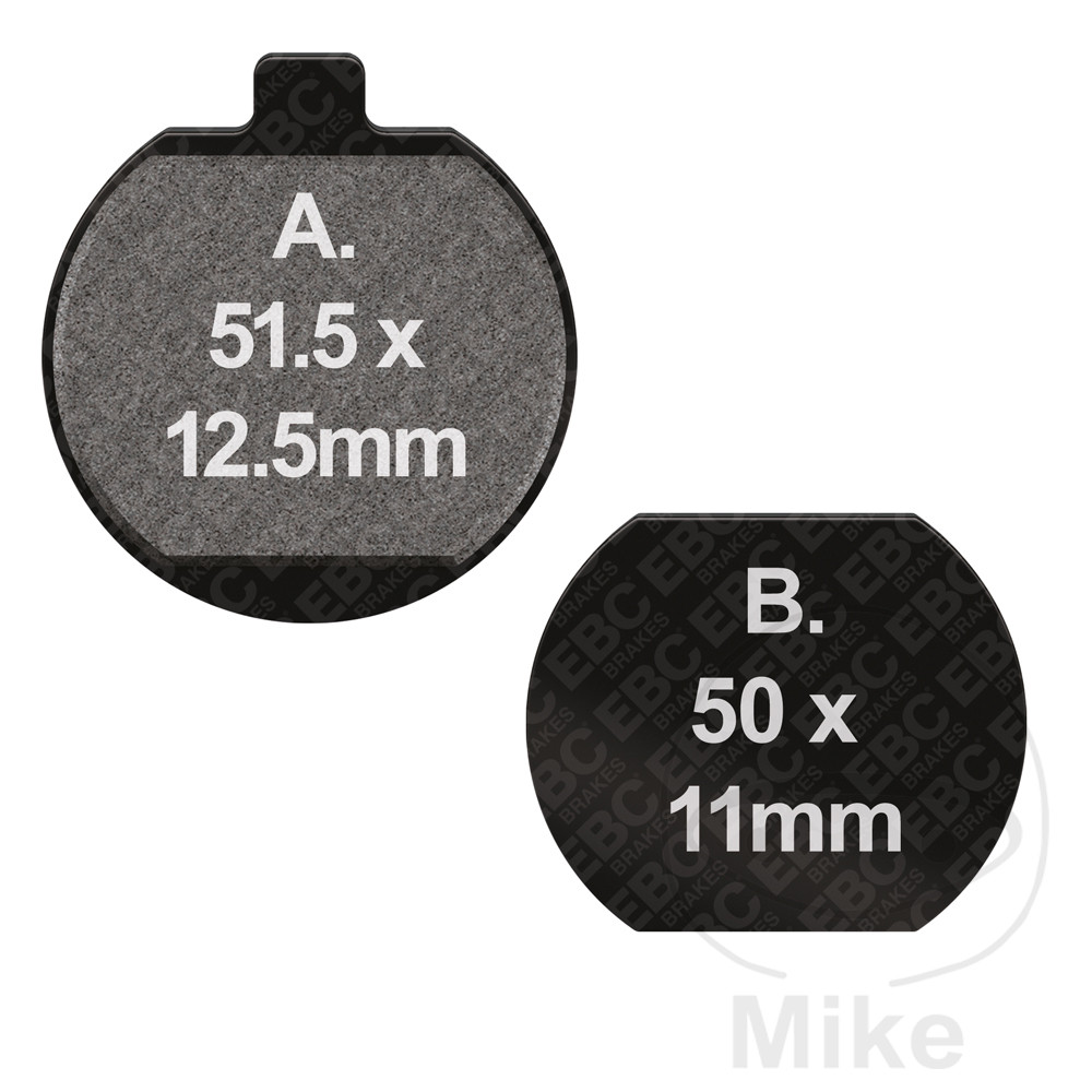Levně EBC brzdové destičky Standard EBC KAWASAKI H1 500 74-75, KH 250 76-80, KH 400 76-78, KH 500 76-77, S2 350 MACH 2 73, S3 400 MACH 2 74-75, Z 400 CUSTOM