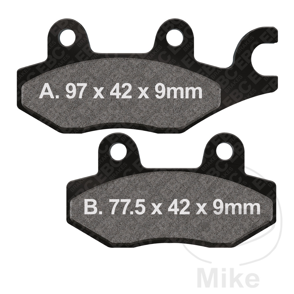 Levně EBC brzdové destičky Sinter HH EBC AJS BOBBER 125 REGAL RAPTOR 10-15, DAYTONA 125 REGAL RAPTOR 10-16, DD 250 E REGAL RAPTOR 04-09, DD-E 125 MK2 REGAL