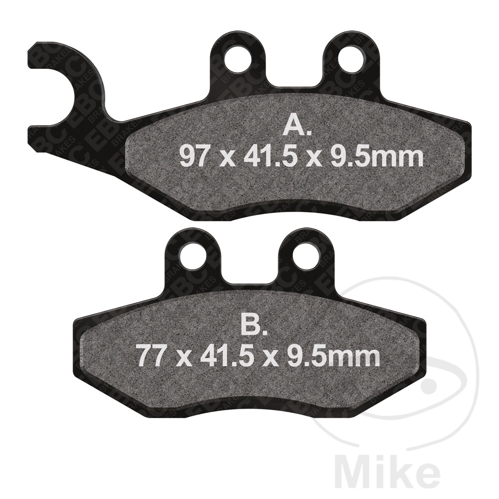 Levně EBC brzdové destičky Carbon SCO EBC APRILIA SPORT CITY 50 4T ONE 09-13, SPORT CITY 50 2T ONE 10-13, SPORT CITY 125 ONE 09-13, SR 50 AC 2T MOTARD EURO2
