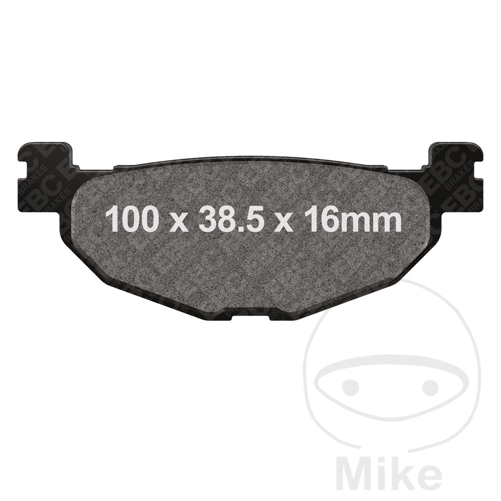 EBC brzdové destičky Standard Scooter EBC YAMAHA XP 500 TMAX 04-11, XP 500 A TMAX ABS 05-11, XP 500 TMAX BLACK MAX 06-07, XP 500 SV TMAX 11, XP 500 SV