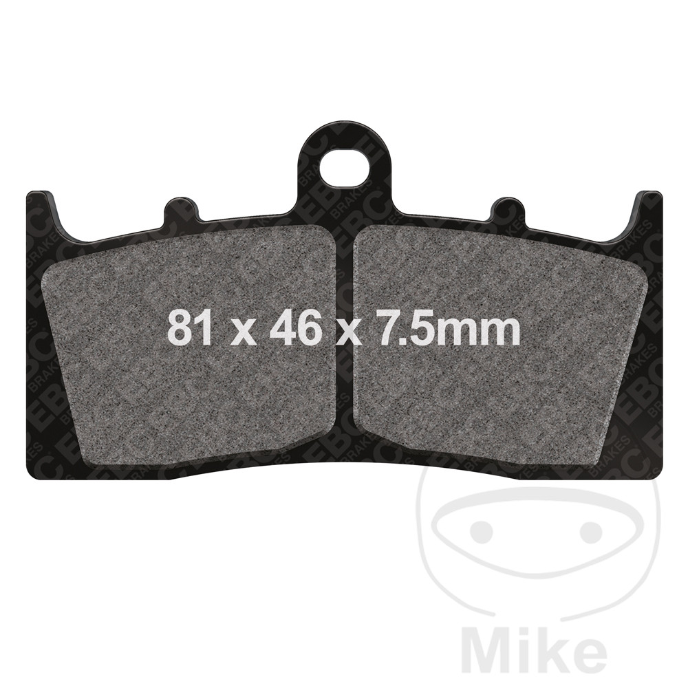Levně EBC brzdové destičky Sinter EPFA EBC BMW K 1200 LT ABS 01-09, K 1200 R 5,5 PALCŮ RÁFEK 05-08, K 1200 R 5,5 PALCŮ RÁFEK ABS 05-08, K 1200 R 6,0