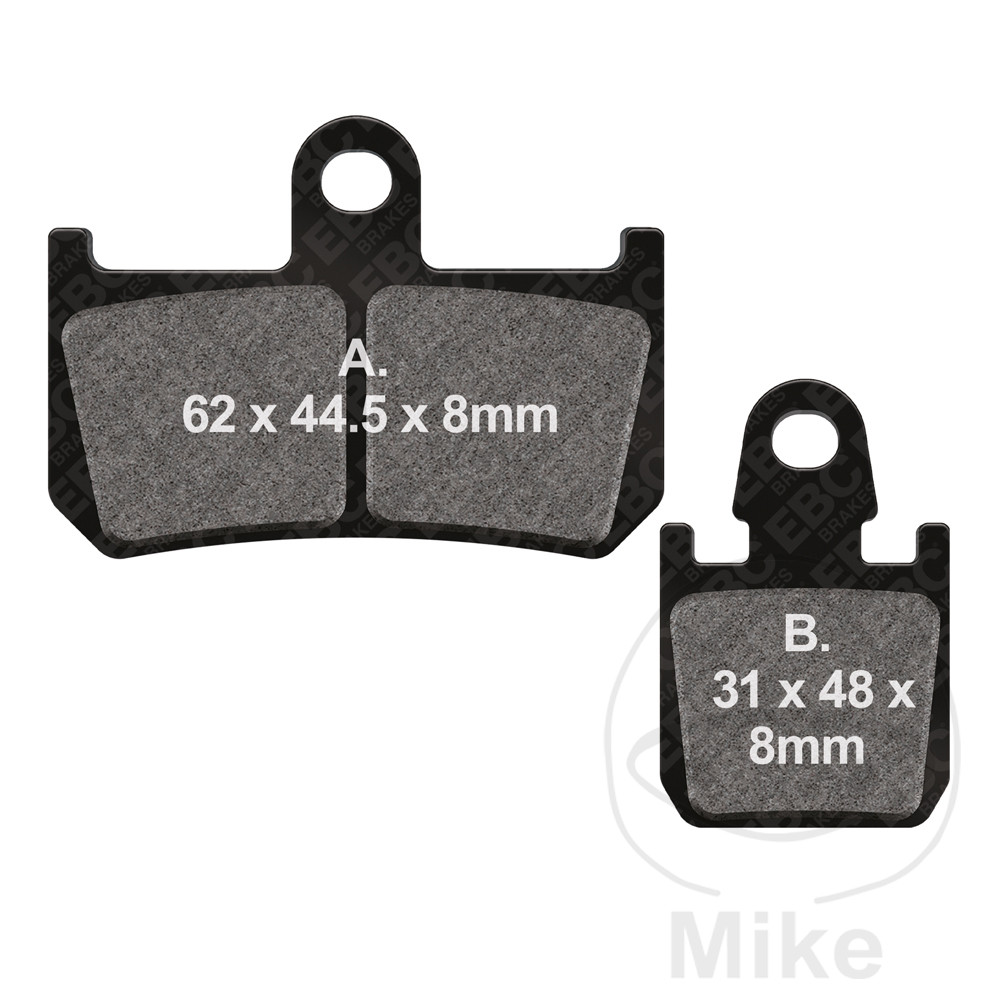 Levně EBC brzdové destičky Sinter EPFA EBC YAMAHA MT-01 1700 07-12, MT-01 1700 SP 09-10, VMX-17 1700 A VMAX ABS 09-16, YZF-R1 1000 07-14, YZF-R1 1000