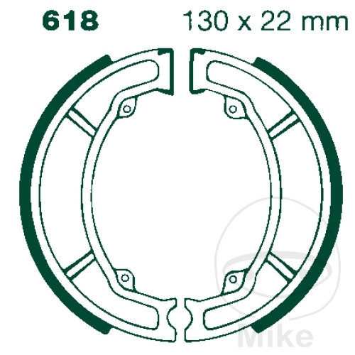 EBC brzdové BACK s Pružina EBC KAWASAKI KFX 80 KSF 03-06, SUZUKI LT-Z 90 QUADSPORT 07-20, PE 175 82, RM 250 80, RM 400 80
