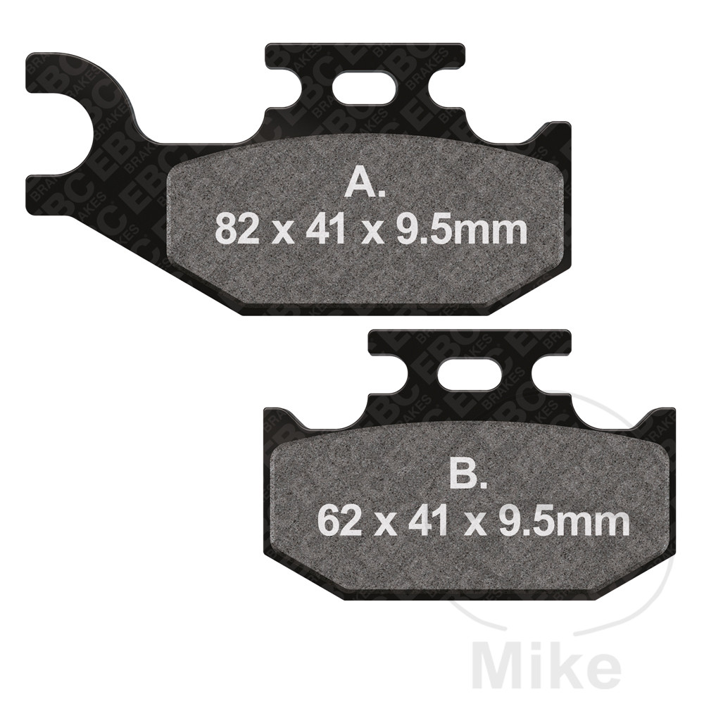 Levně EBC brzdové destičky Sinter R EBC YAMAHA YFM 700 R 06-12, YFM 700 R SE SPECIAL EDITION 07-12, YXR 660 F RHINO 04-07