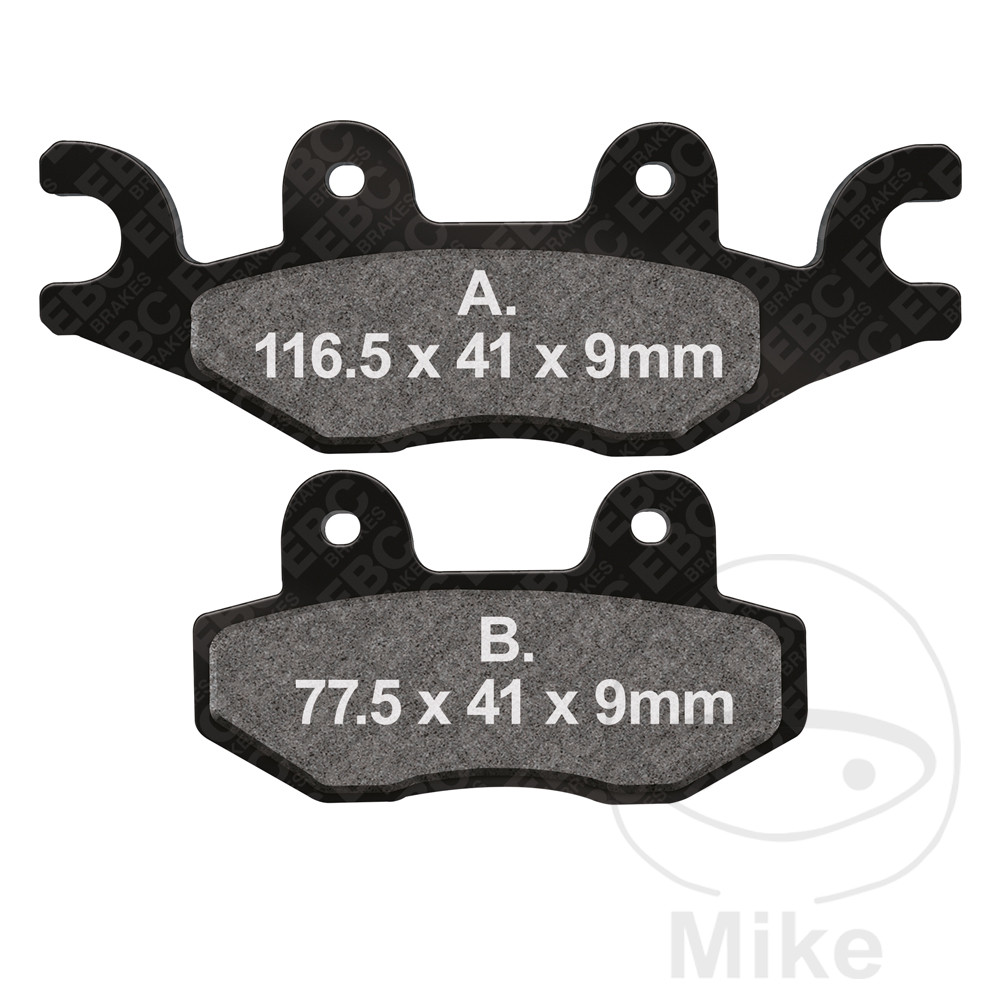Levně EBC brzdové destičky Standard EBC CECTEK/HERKULES ESTOC 500 EFI /LOF 09-11, ESTOC 500 T5 EFI /LOF 12-13, ESTOC 500 T5 EFI LOF 14-15, KINGCOBRA 500