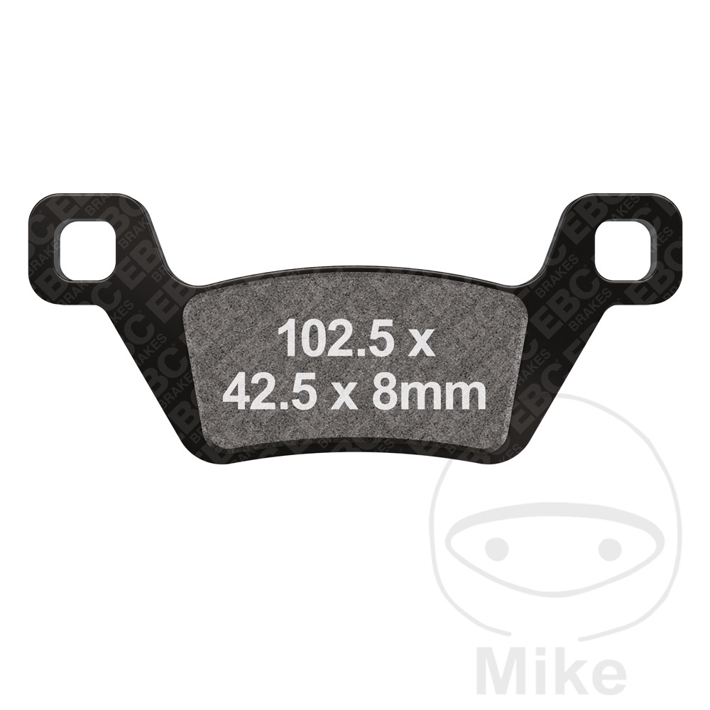 Levně EBC brzdové destičky Sinter R EBC MX KYMCO MXU 500 4X4 IRS 11-13, MXU 500 4X4 DX IRS, MXU 500 4X4 IRS LOF 12-17, MXU 500 4X4 DX IRS LOF 12-14, MXU