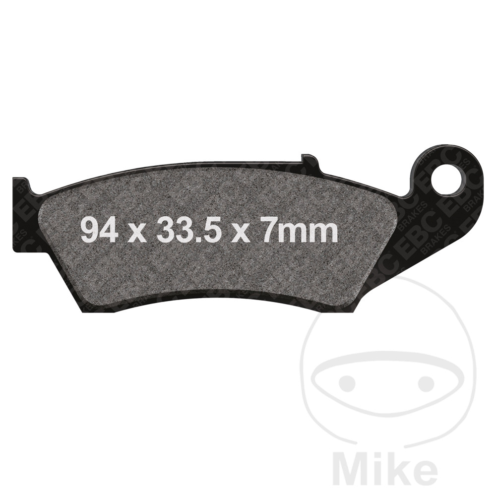 Levně EBC brzdové destičky Sinter MX-S EBC závodní MX APRILIA MXV 450 08-15, RXV 450 06-15, RXV 550 06-13, BETA ALP 40 350 FARBE ROT 24, ALP 40 350 FARBE