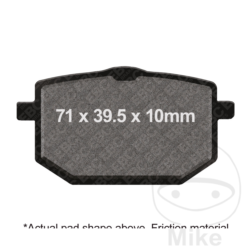 Levně EBC brzdové destičky Standard EBC YAMAHA XT 600 Z TENERE 85-91, XT 600 H 87-90, XT 600 N 87-90