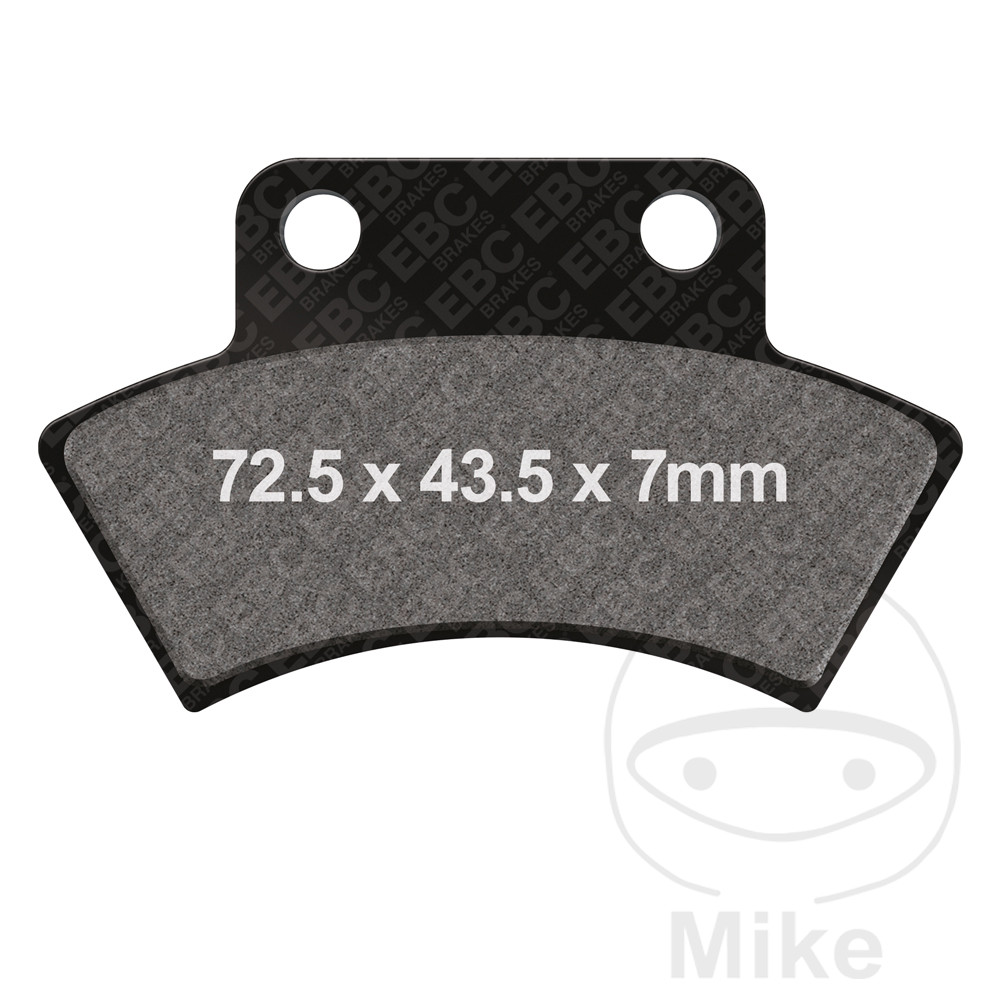 Levně EBC brzdové destičky Standard EBC CFMOTO CF 500 2-A CLASSIC 4X4 14-15, CFORCE 625 14-15, LANCER 625 16-17, RANCHER 500 10-15, MASAI K 50 06-09, L 50