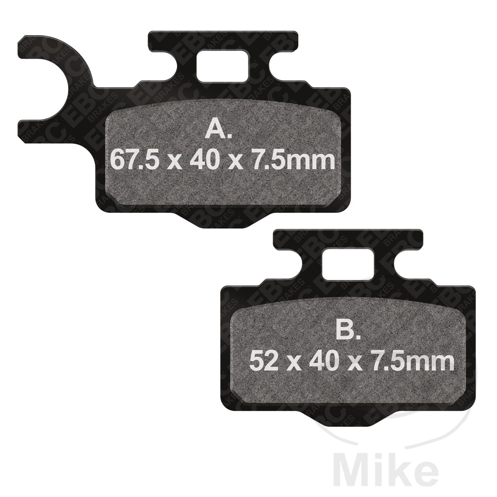 Levně EBC brzdové destičky Standard EBC KAWASAKI KX 65 00-24, SUZUKI RM 65 03-05