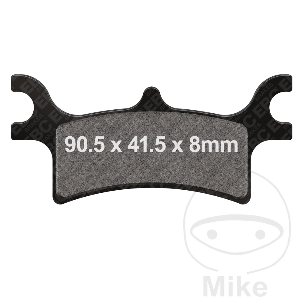 Levně EBC brzdové destičky Sinter R EBC MX POLARIS MAGNUM 330 2WD 03-05, MAGNUM 330 4WD 03-06, SCRAMBLER 500 4WD 05-12, SPORTSMAN 400 4WD 03-05,