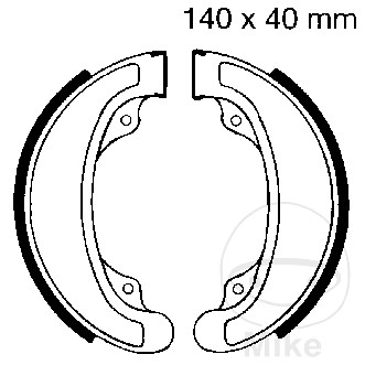 EBC brzdové BACK s Pružina EBC HONDA CB 250 N EURO 78-81, CB 250 T TWIN 77-78, CB 250 ND EURO 82-83, CB 400 N EURO 78-85, CB 400 A TWIN AUTOMAT 79, CB 400 T 77-78, CB 450 N 85...