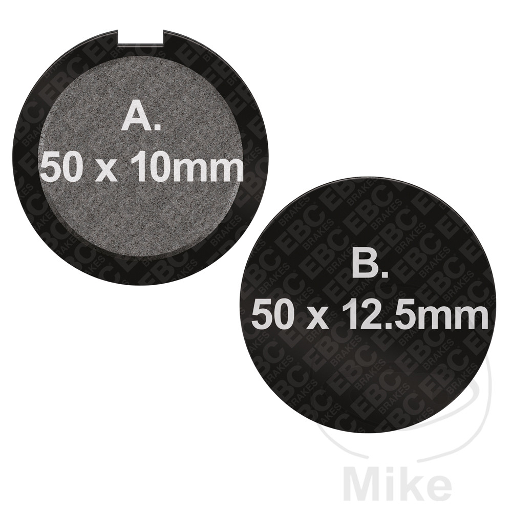 Levně EBC brzdové destičky Standard EBC KAWASAKI H1 500 72-75, H2 750 MACH 4 72-75, S3 400 MACH 2 74-75, Z1 900 73, Z1A 900 74, Z1B 900 75, SUZUKI GT 125
