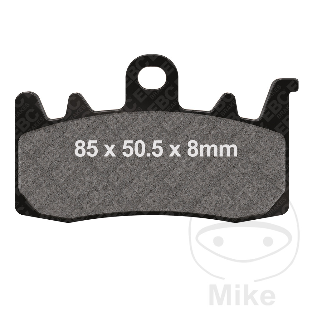 Levně EBC brzdové destičky Sinter HH EBC APRILIA CAPONORD 1200 ABS 13-17, CAPONORD 1200 RALLY ABS 15-17, CAPONORD 1200 TRAVEL PACK ABS 13-17, RS 660 ABS