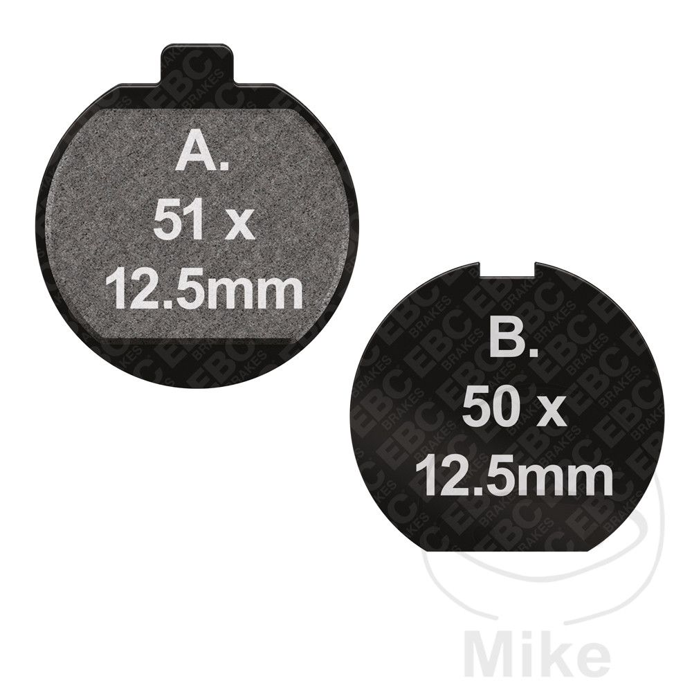 Levně EBC brzdové destičky Standard EBC KAWASAKI Z 650 78, Z 750 TWIN 76-78