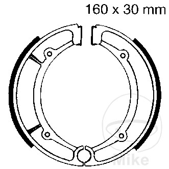 EBC brzdové čelisti s pružinou EBC KEEWAY SUPERLIGHT 125 06-17, SUPERLIGHT 125 V2  MATTSCHWARZ 10-16, SUPERLIGHT 125 LIMITED 13-17, YAMAHA XS 250 77-80, XS 400  DOHC 82-84, XS 400 80-82, XS 400 SE SPECIAL 81-83...
