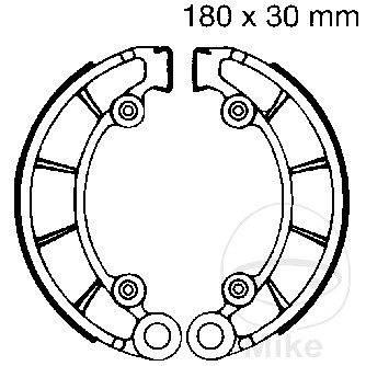 EBC brzdové BACK O Pružina EBC HONDA CB 450 K 70-72, CB 500 T TWIN 74-76, CB 500 K FOUR 71-77, CB 550 F SUPERSPORT 76-78, CB 550 K FOUR 77-78