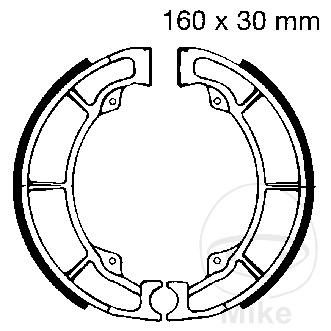 EBC brzdové čelisti s pružinou EBC KAWASAKI EL 250 ELIMINATOR 88-95, EL 252 ELIMINATOR 96-03, ER 500 TWISTER 97-06, GPZ 305 BELT DRIVE BELT DRIVE 84-89, GPZ 500 S 87-93, KLF 220 BAYOU 00-02, KLF 250 BAYOU 2WD 03-10...