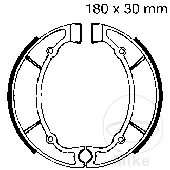 EBC brzdové čelisti s pružinou EBC YAMAHA RD 250 LC 80-83, RD 250 75, RD 350 LC 80-83, RD 350 75, XS 650 75-83, XS 650 SE SPECIAL 81-83