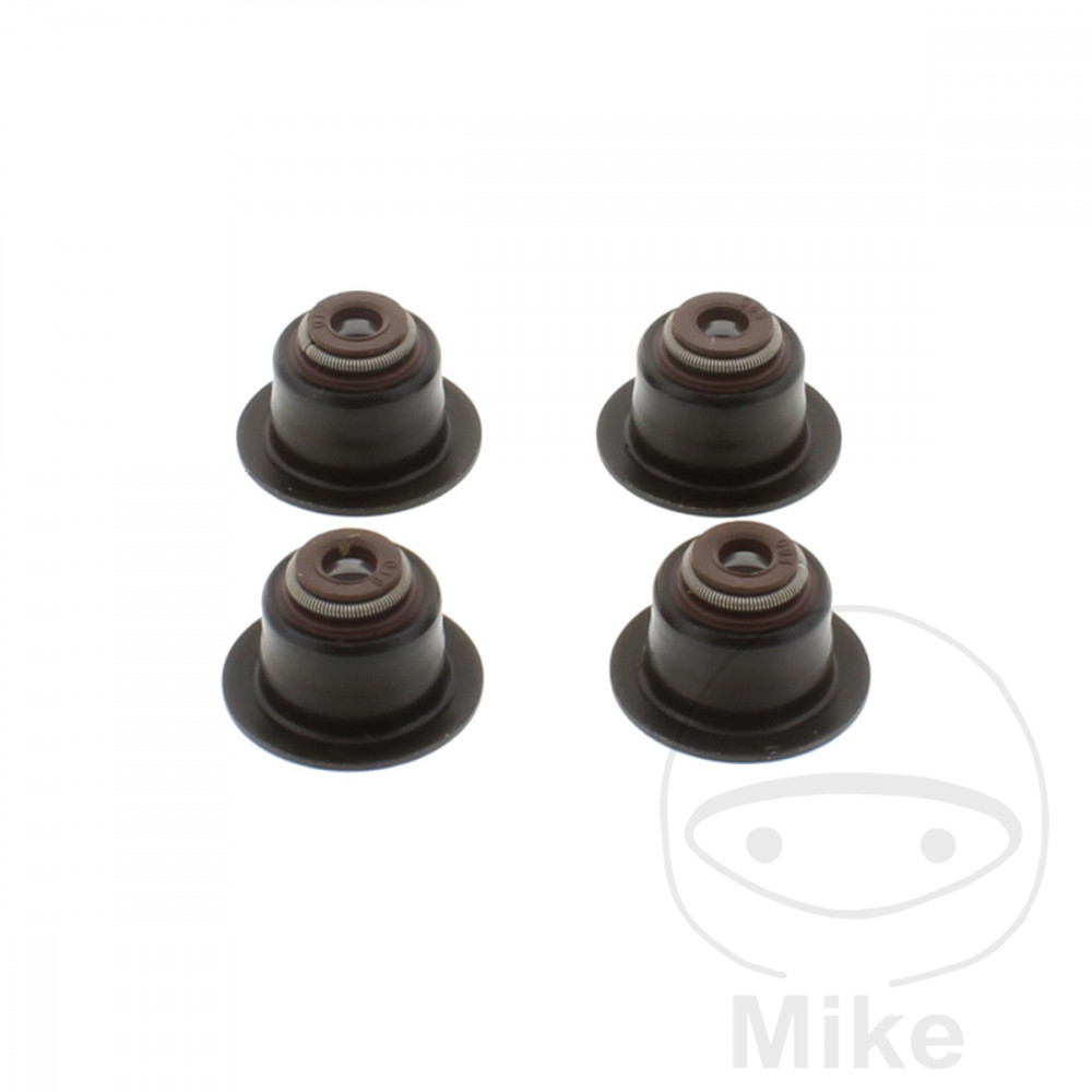 JMP valve stem seal set - contains 4 pcs APRILIA RS 125 4T ABS 17-20, RS 125 4T ABS EURO4 21, RS 125 4T REPLICA ABS 17-18, RS4 125 4T 11-16, RS4 125 4T REPLICA 11-16, RX 125 4T ABS 18-20, SCARABEO 50 4T 4V DT 10-17...