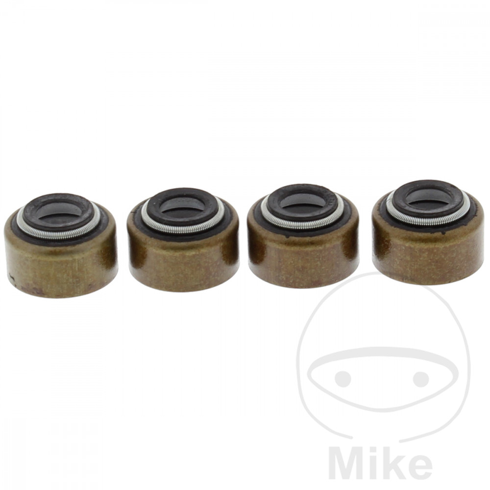 JMP valve stem seal set - contains 4 pcs SUZUKI DR 500 S 81-83, DR 600 SU 85-89, DR 600 S 85-89, DR 600 R DAKAR 86-89, DR 600 RU DAKAR 87-89, DR 650 RSU 90-91, DR 650 RS 90-91...