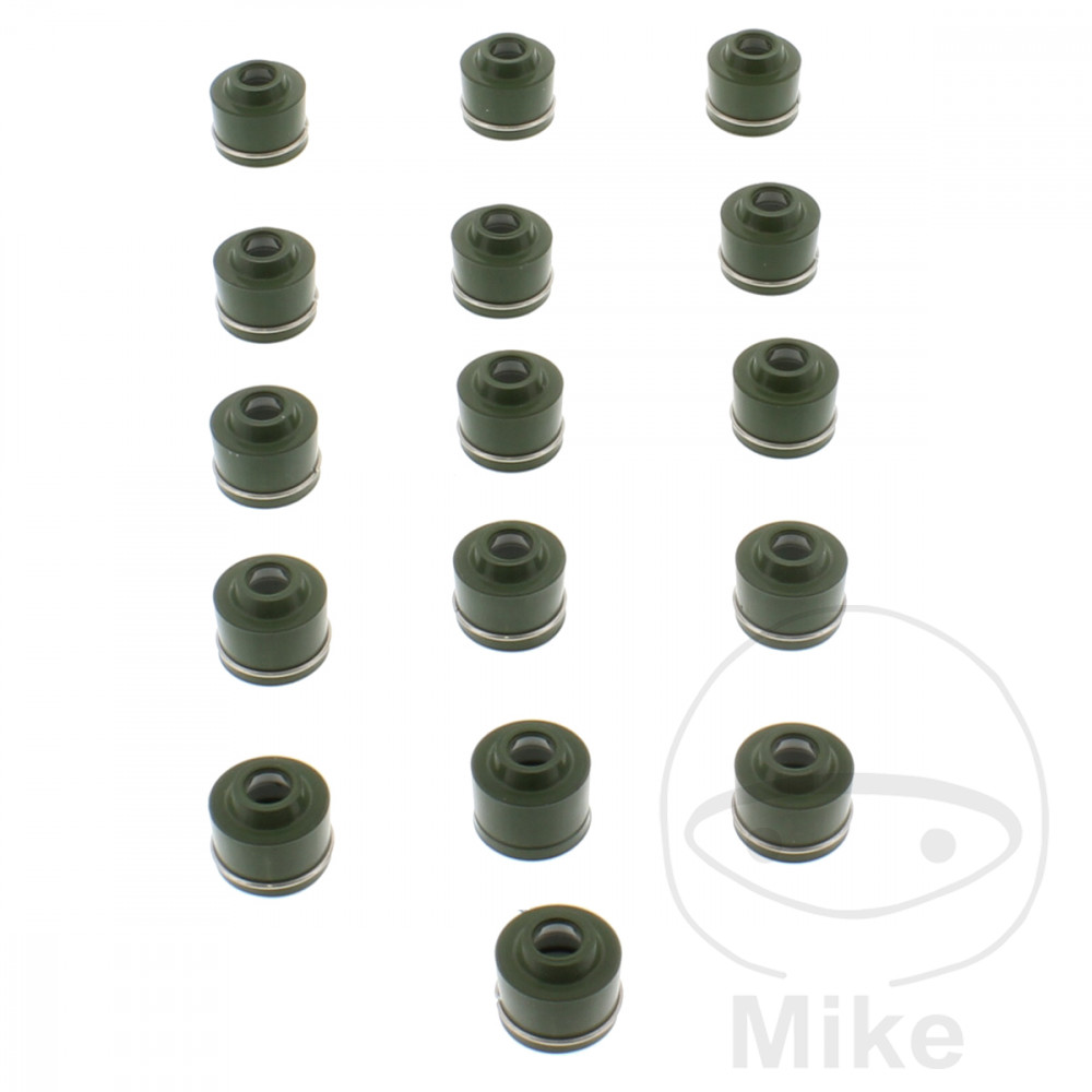 JMP valve stem seal set - contains 16 pcs KAWASAKI Z 750 S 05-06, Z 750 07-10, Z 750 ABS 07-14, Z 750 R 12-14, Z 750 R ABS 11-14, Z 800 13-16, Z 800 ABS 13-17...