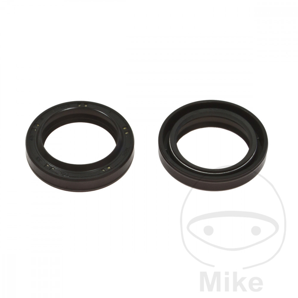JMP gufera do vidlic sada 33X45X8/10.5 NOK KAWASAKI KX 80 84-85, MBK XC 125 X FLAME X 04-06, XN 125 DOODO 01-05, SUZUKI RV 125 VAN VAN 03-17, RV 200 VAN VAN 16-17, UH 125 BURGMAN 07-14, UH 125 G BURGMAN 08-13...