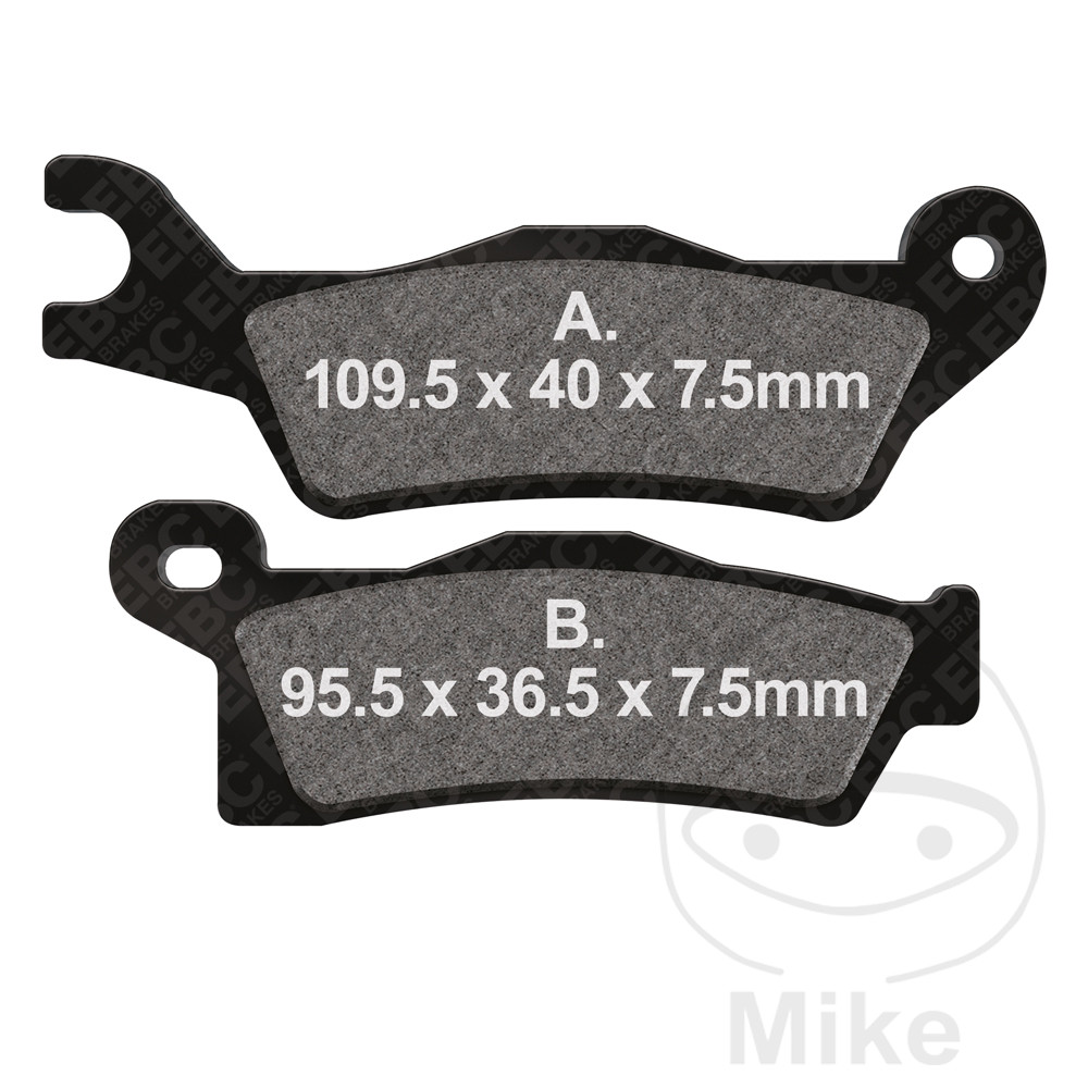 Levně EBC brzdové destičky Sinter R EBC nebo 7870025 CAN-AM OUTLANDER 450 6X6 19, OUTLANDER 450 ABS DPS 19, OUTLANDER 450 CE 21-23, OUTLANDER 450 XU CE