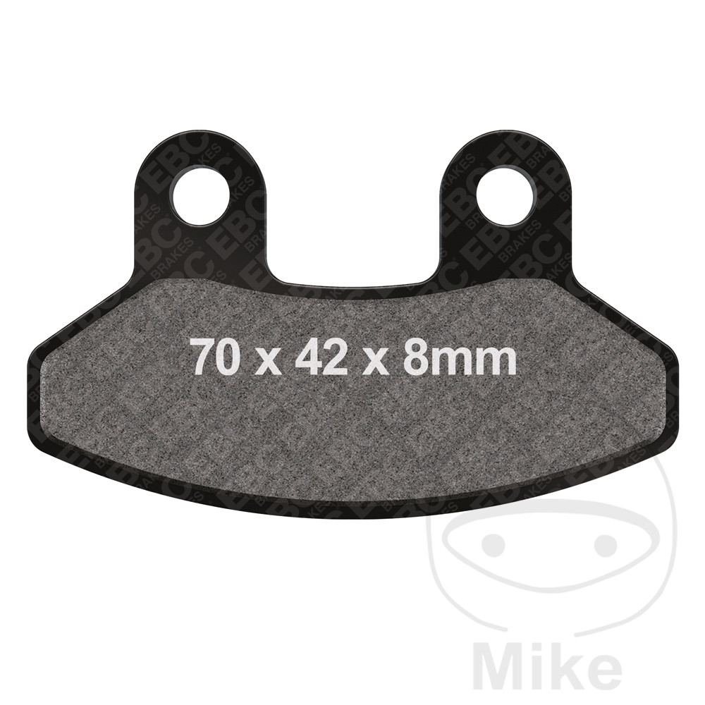 Levně EBC brzdové destičky Carbon SCO EBC SYM EUROMX 125 05-06, EUROMX 150 05-06, JOYRIDE 125 EURO1 01-04, JOYRIDE 125 EURO2 05-08, JOYRIDE 125 EURO3